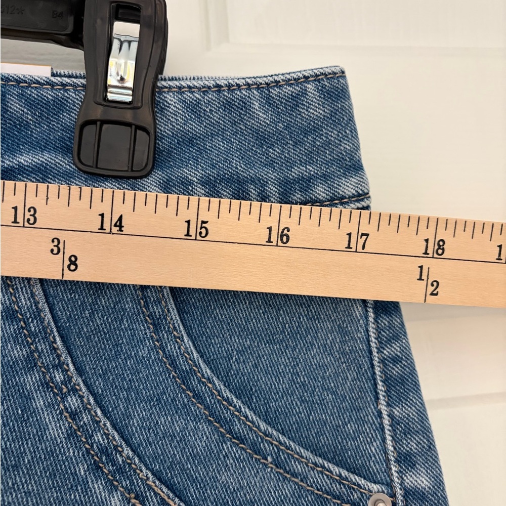 Classic Blue Denim Mini Skirt Size 12 - Picture 9 of 12